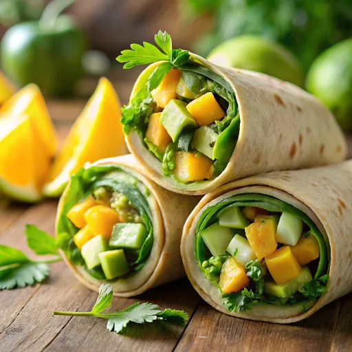 Tropical Banana Avocado Wrap